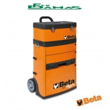 TROLLEY PORTAUTENSILI BETA A 2 MODULI IN LAMIERA D' ACCIAIO SOVRAPPONIBILI
